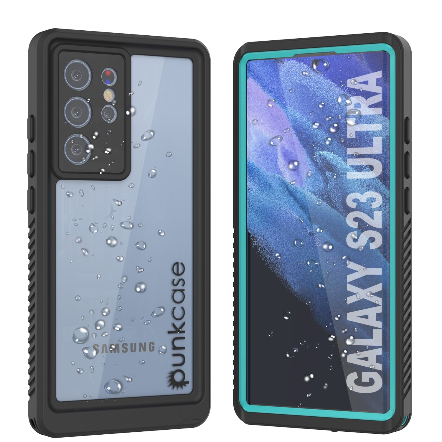 Galaxy S23 Ultra Water/ Shock/ Snowproof [Extreme Series]  Screen Protector Case [Teal]