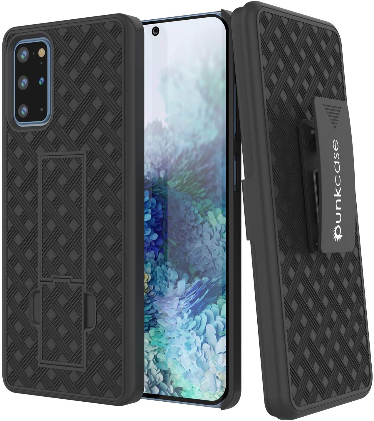 Galaxy S24 Plus Case, Punkcase Holster Belt Clip With Screen Protector [Dark Green]