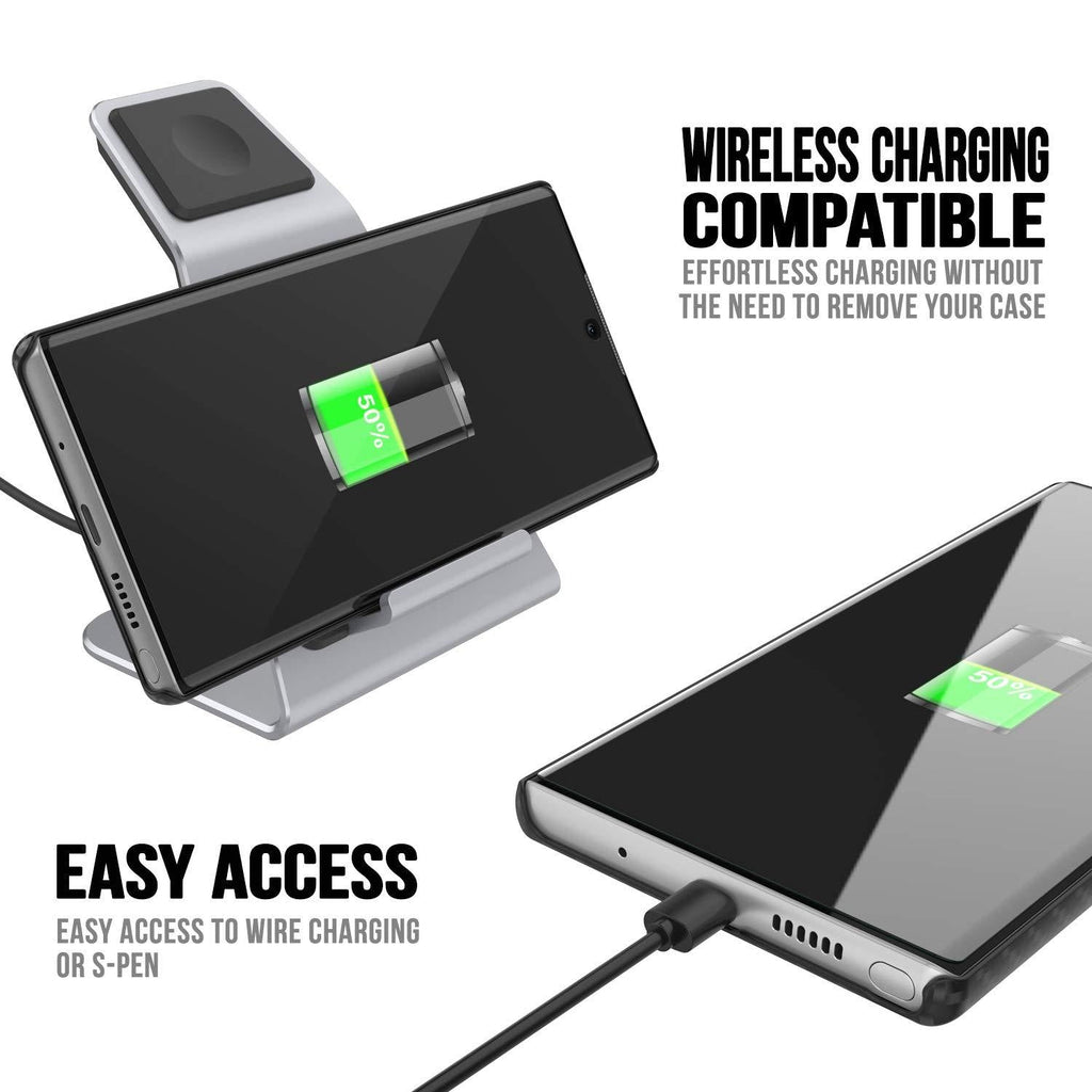 Galaxy Note 10 Case, Punkcase CarbonShield, Heavy Duty & Ultra Thin Cover 