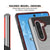 Galaxy Note 10 Case, PUNKcase [SLOT Series] Slim Fit  Samsung Note 10 [Silver] (Color in image: White)