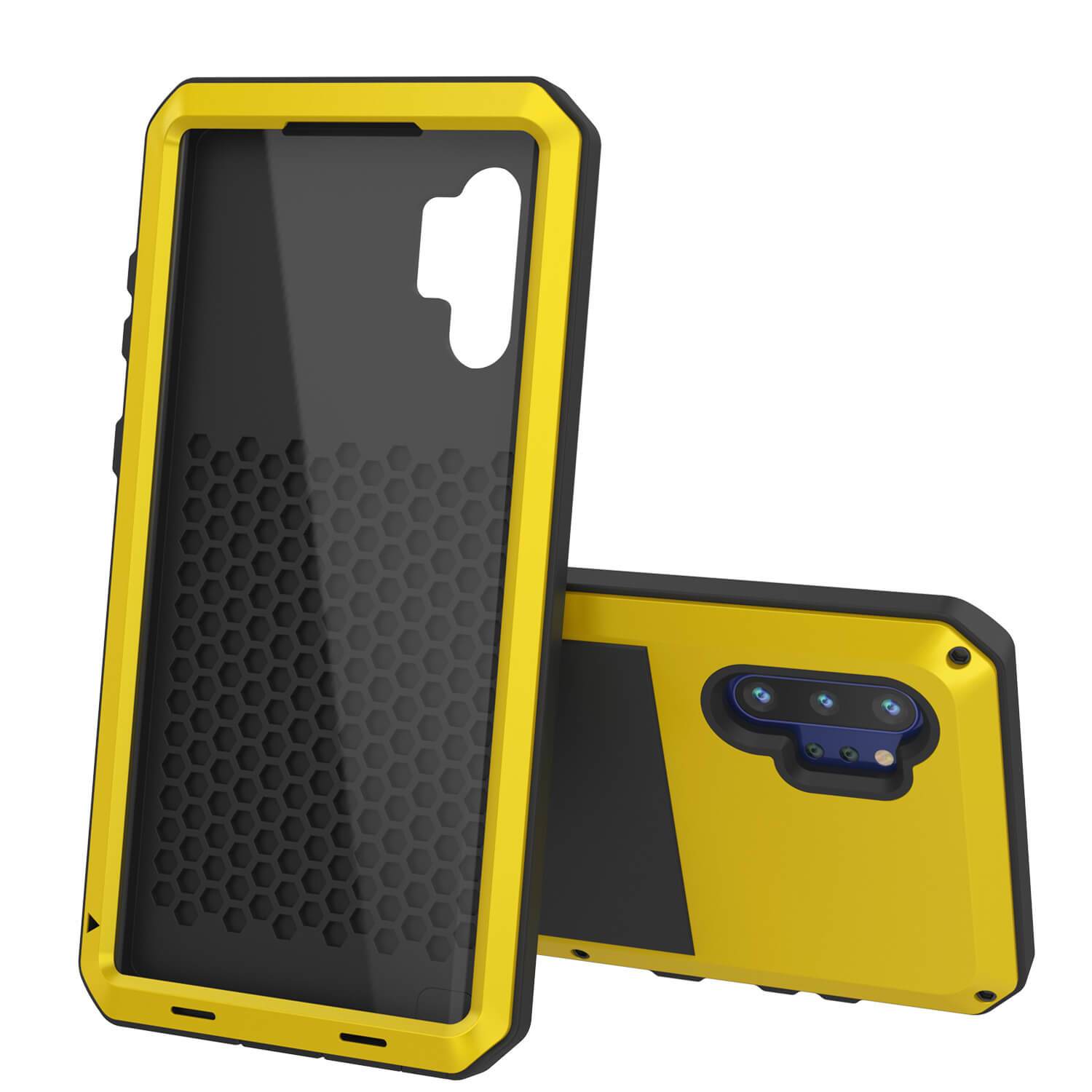 Galaxy Note 20 Ultra  Case, PUNKcase Metallic Neon Shockproof  Slim Metal Armor Case [Neon]