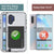 Galaxy Note 10+ Plus  Case, PUNKcase Metallic White Shockproof  Slim Metal Armor Case [White] 