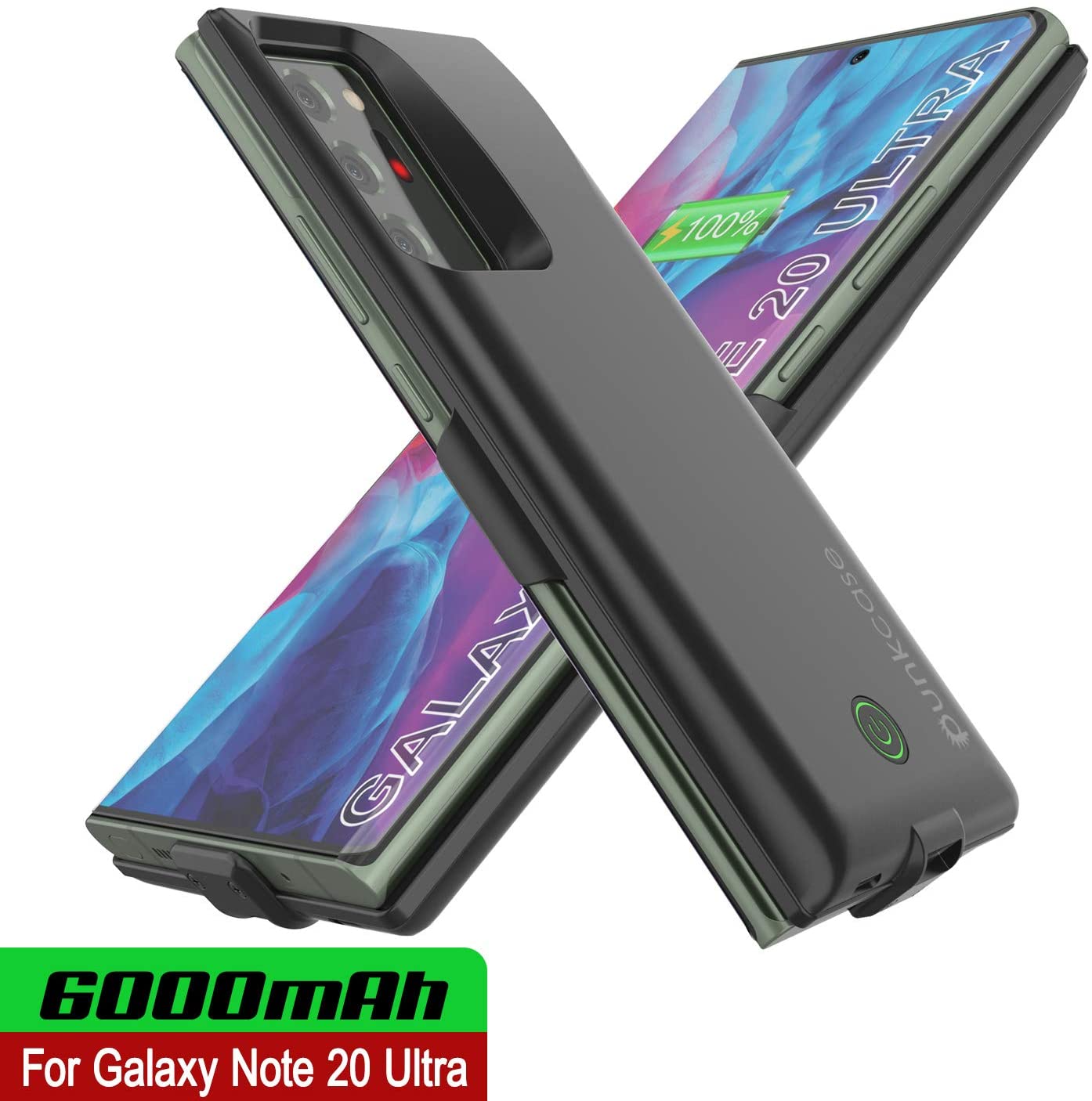 Galaxy Note 20 Ultra 6000mAH Battery Charger Slim Case [Black] – punkcase