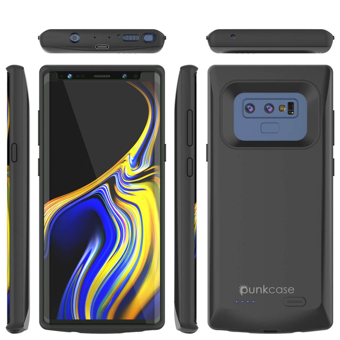 Galaxy Note 9 5000mAH Battery Charger W/ USB Port Slim Case [Black] 