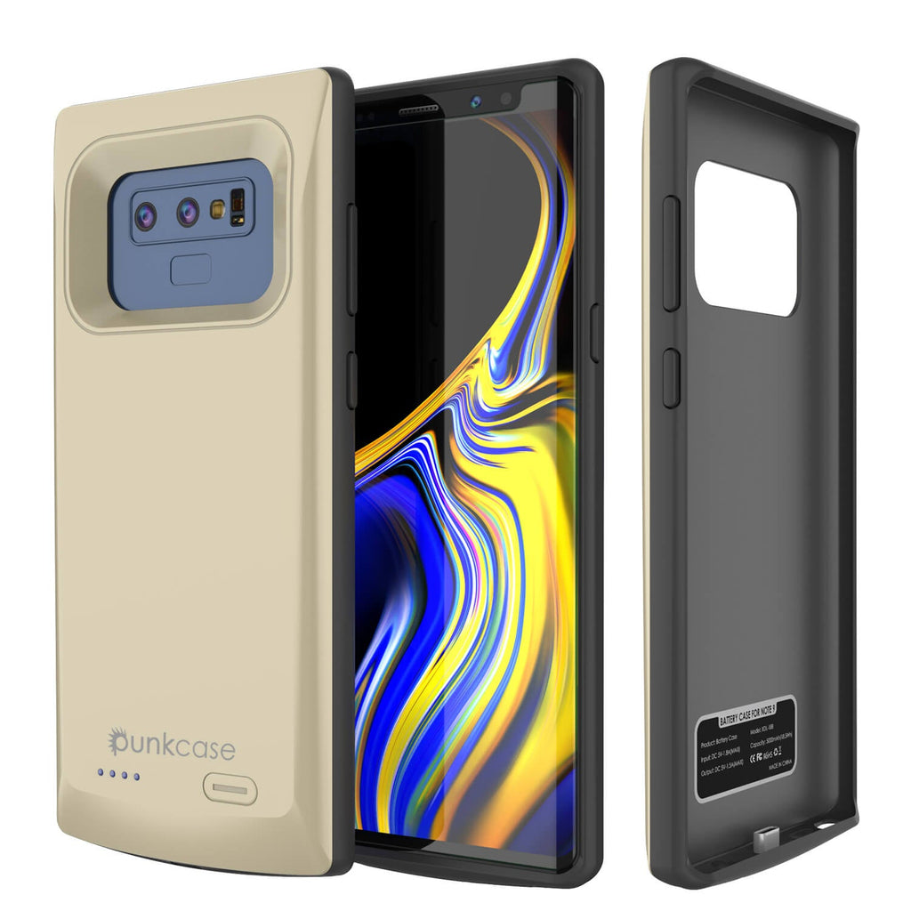 Galaxy Note 9 5000mAH Battery Charger W/ USB Port Slim Case [Gold] (Color in image: Gold)