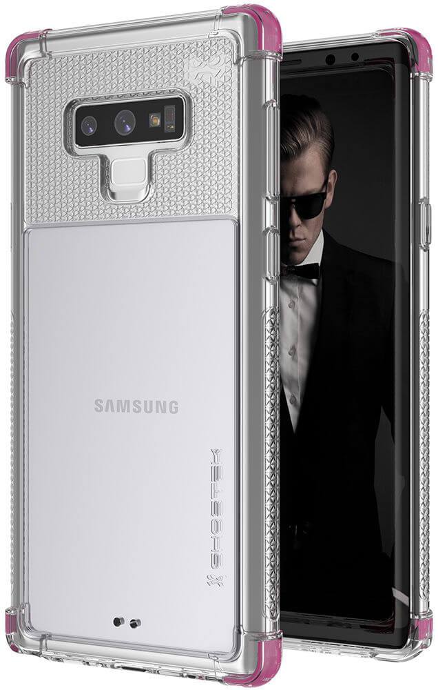 Galaxy Note 9 Case,Ghostek Covert 2 TPU Bumper Frame [Shockproof] | Pink (Color in image: Pink)