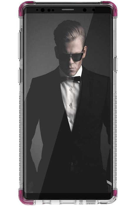 Galaxy Note 9 Case,Ghostek Covert 2 TPU Bumper Frame [Shockproof] | Pink (Color in image: Black)