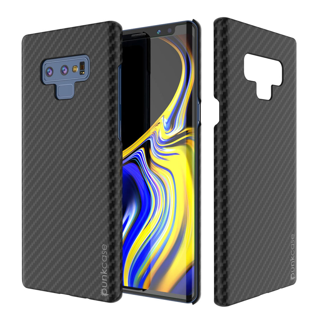 Galaxy Note 9 Case, Punkcase CarbonShield, Heavy Duty & Ultra Thin Cover (Color in image: Black)