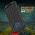 Galaxy Note 9 Case, PUNKcase Metallic Black Shockproof  Slim Metal Armor Case [Black] (Color in image: red)