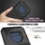 Galaxy Note 9 Case, PUNKcase Metallic Black Shockproof  Slim Metal Armor Case [Black] (Color in image: silver)