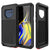 Galaxy Note 9 Case, PUNKcase Metallic Black Shockproof  Slim Metal Armor Case [Black] (Color in image: black)