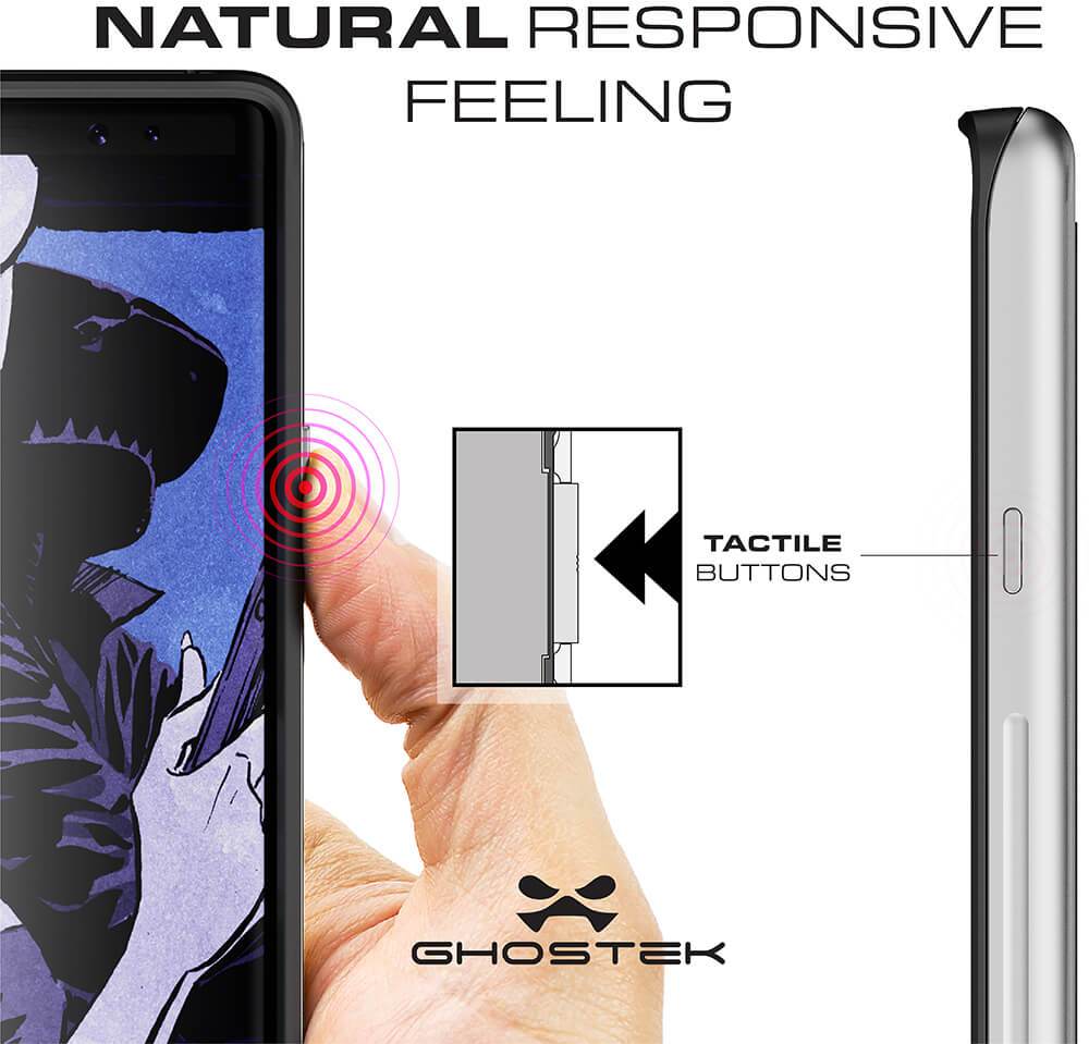 Galaxy Note 9, Ghostek Atomic Slim Case Full Body TPU [Shockproof] | Pink 