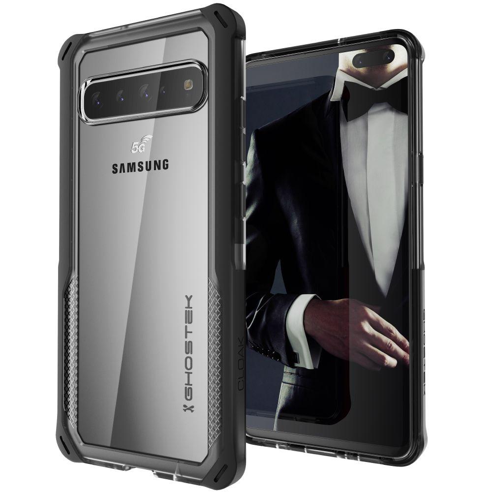 CLOAK 4 for Galaxy S10 5G Shockproof Hybrid Case [Black] (Color in image: Black)