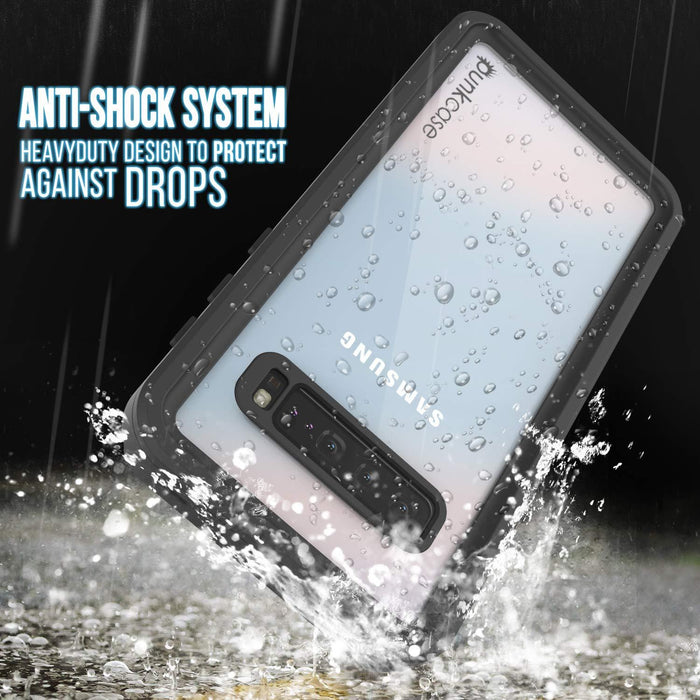 Galaxy S10 5G Waterproof Case PunkCase StudStar Clear Thin 6.6ft Underwater IP68 Shock/Snow Proof