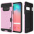 Galaxy S10 Lite Case, PUNKcase [SLOT Series] [Slim Fit] Dual-Layer Armor Cover w/Integrated Anti-Shock System, Credit Card Slot [Pink]