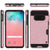 Galaxy S10 Lite Case, PUNKcase [SLOT Series] [Slim Fit] Dual-Layer Armor Cover w/Integrated Anti-Shock System, Credit Card Slot [Rose Gold]