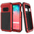Galaxy S10 Lite Metal Case, Heavy Duty Military Grade Rugged Armor Cover [Red]