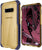 Galaxy S10 Lite Clear Protective Case | Cloak 4 Series [Blue/Gold]