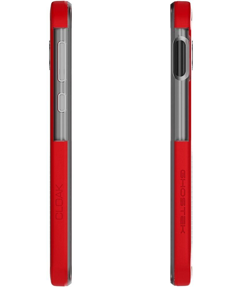 Galaxy S10 Lite Clear Protective Case | Cloak 4 Series [Red]