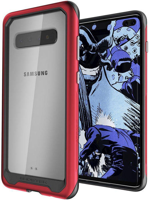Galaxy S10+ Plus Military Grade Aluminum Case | Atomic Slim 2 Series [Red]