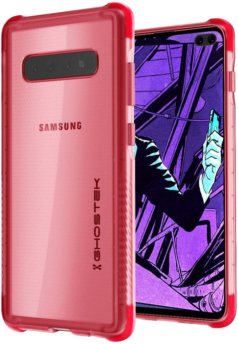 Galaxy S10+ Plus Clear-Back Protective Case | Covert 3 Series [Rose]