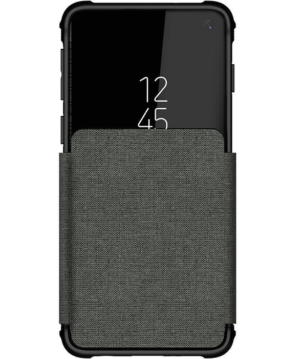 Galaxy S10 Wallet Case | Exec 3 Series [Grey] (Color in image: Black)
