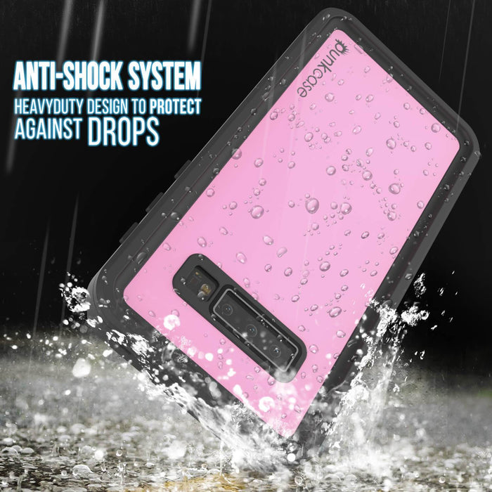 Galaxy S10 Waterproof Case PunkCase StudStar Pink Thin 6.6ft Underwater IP68 Shock/Snow Proof
