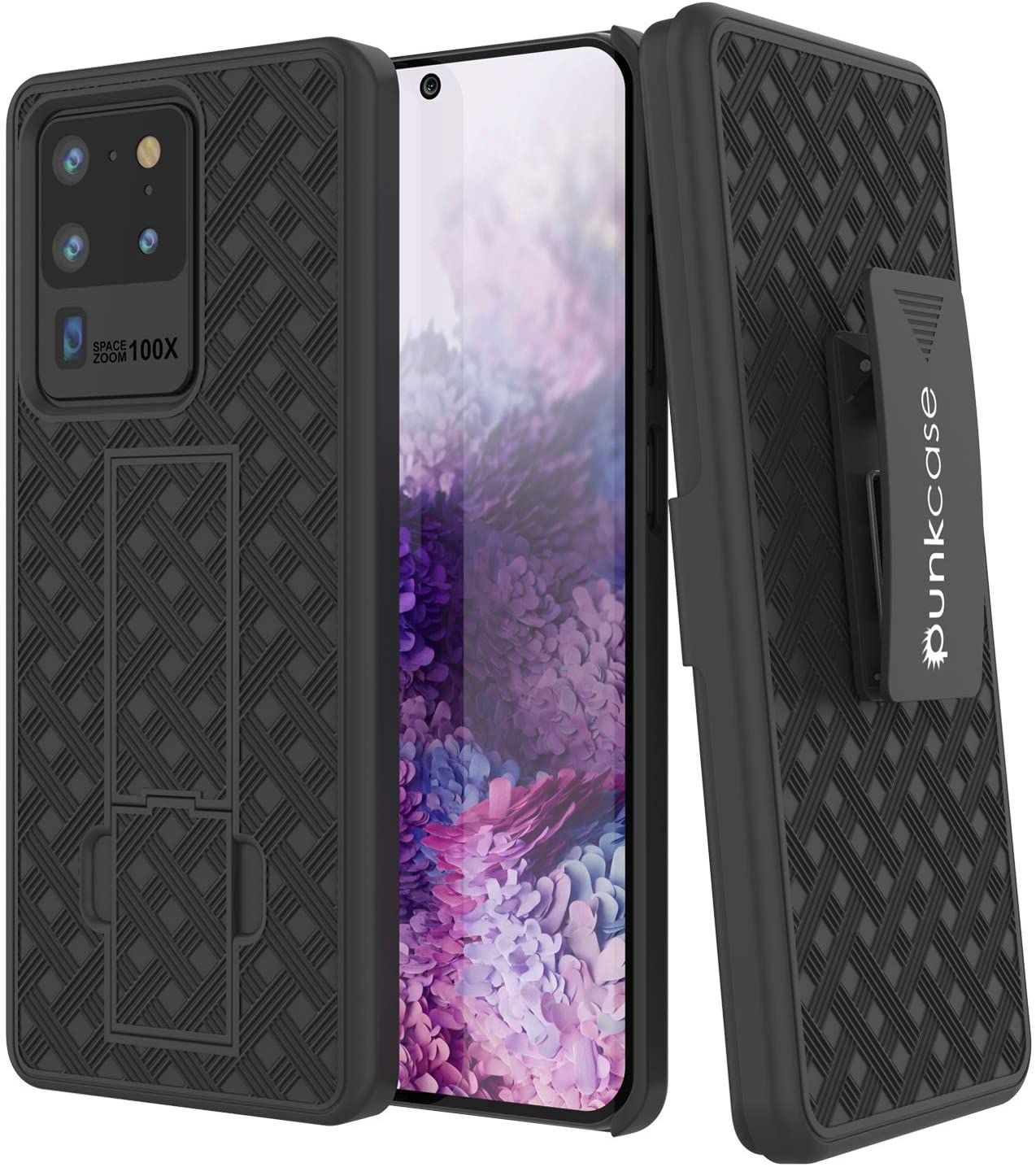 Galaxy S24 Ultra Case, Punkcase Holster Belt Clip With Screen Protector [Yellow]