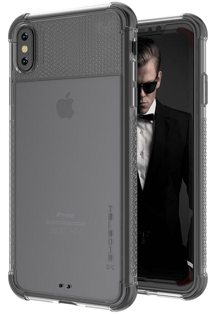 Ghostek Covert2  Series Clear Silicone Gel Case for Apple iPhone XS Max [Black]