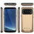 Galaxy S8 Battery Case, Punkcase 5000mAH Charger Case W/ Screen Protector | Integrated Kickstand & USB Port | IntelSwitch | [Gold] (Color in image: Gold)