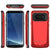 Galaxy S8 PLUS Battery Case, Punkcase 5500mAH Charger Case W/ Screen Protector | Integrated Kickstand & USB Port | IntelSwitch [Red]