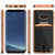 Galaxy S8 Case, PUNKCASEÂ® LUCID Rose Gold Series | Card Slot | SHIELD Screen Protector