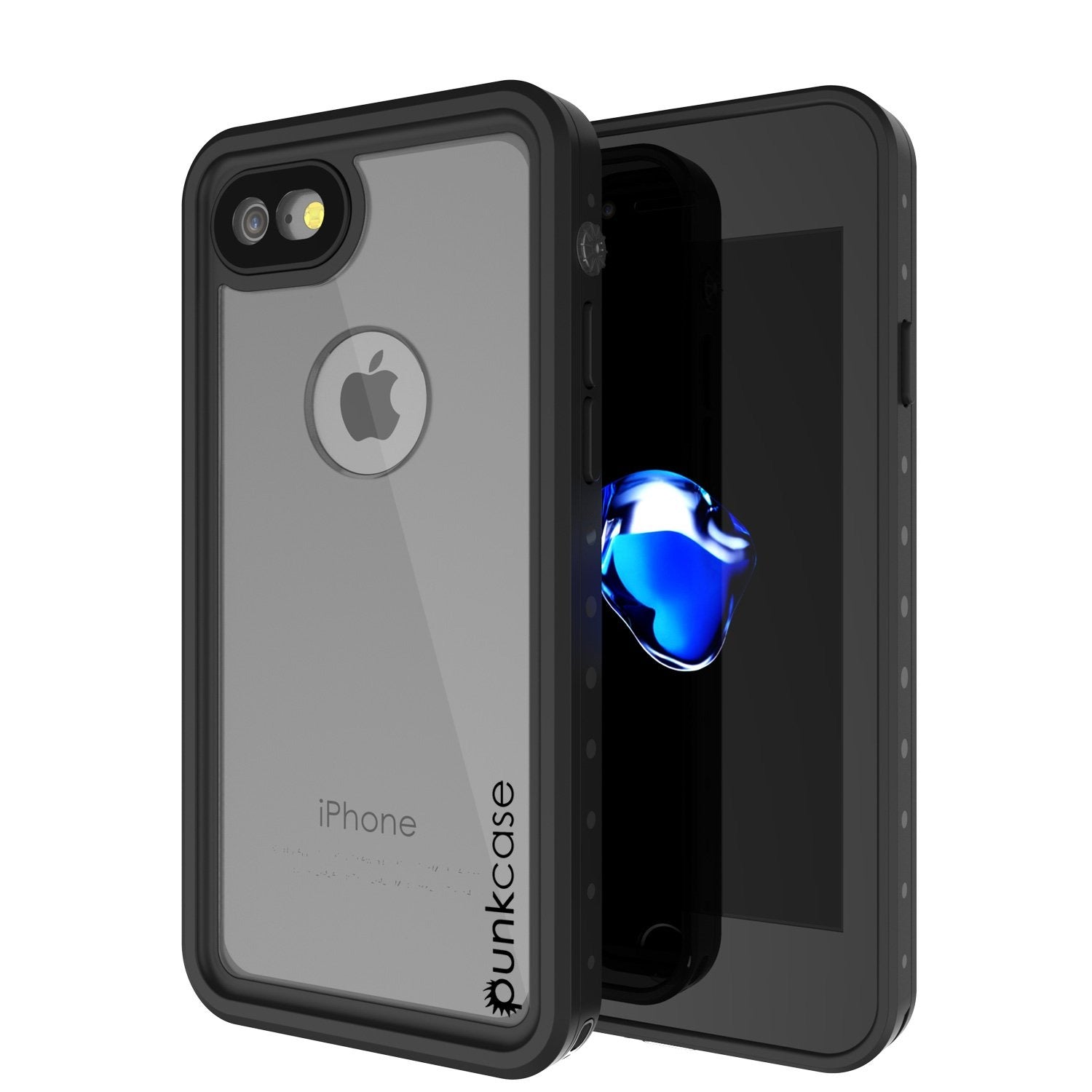iPhone 7 Waterproof IP68 Case, Punkcase [Light Green] [StudStar Series] [Slim Fit] [Dirt/Snow Proof]