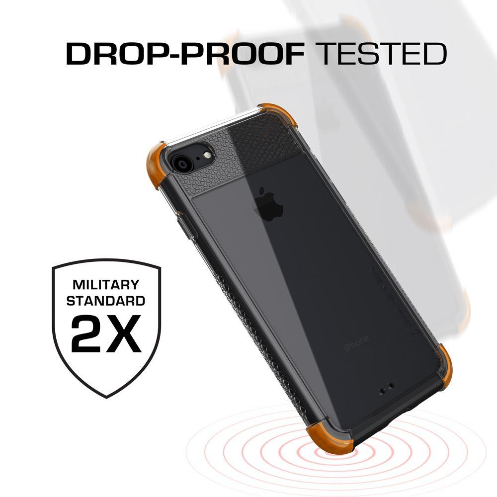 iPhone  8 Case, Ghostek Covert 2 Series for iPhone  8 Protective Case [ORANGE] (Color in image: Red)