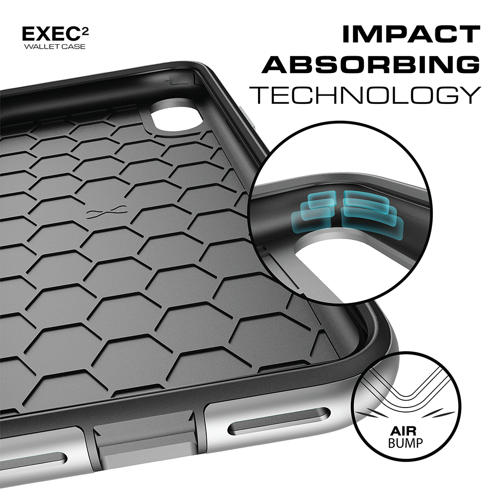 iPhone 8 Case , Ghostek Exec 2 Series for iPhone 8 Protective Wallet Case [RED] 