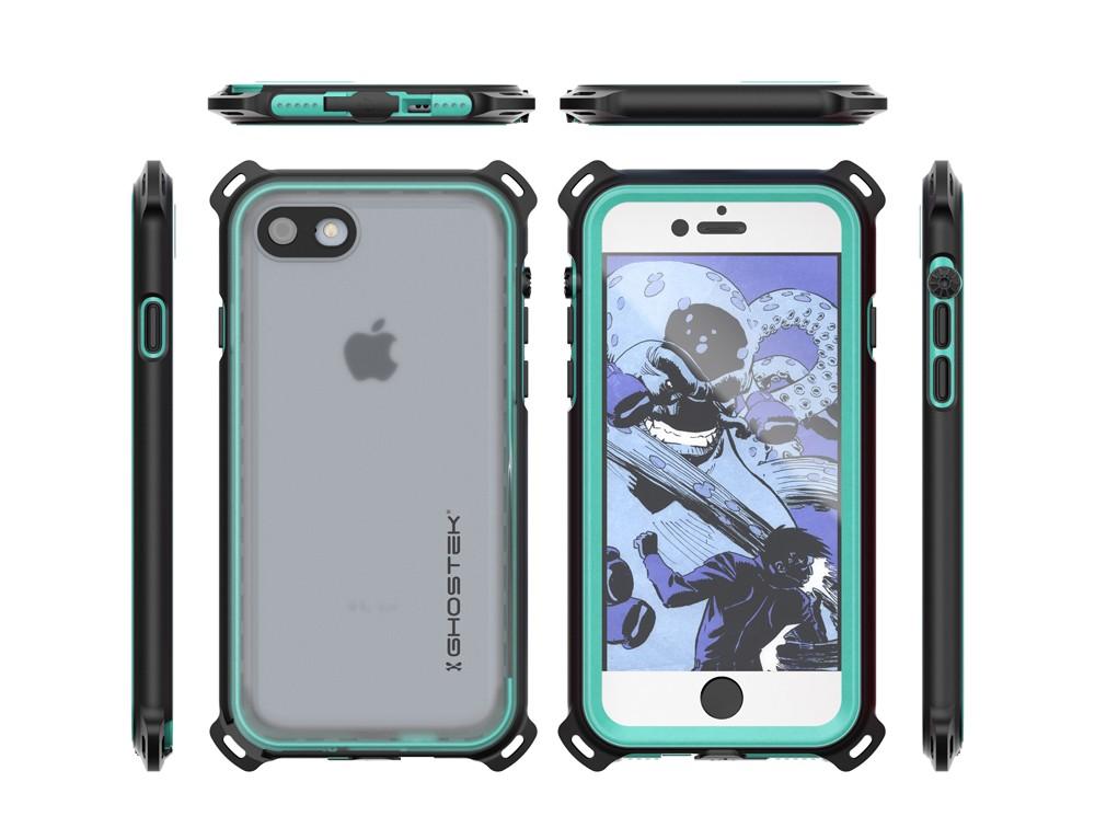 iPhone 7 Case, Ghostek Nautical Series  for iPhone 7 Case | TEAL (Color in image: Red)