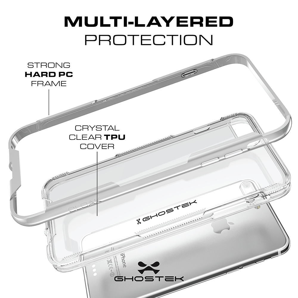 iPhone 8+ Plus Case, Ghostek Cloak 3 Series  for iPhone 8+ Plus  Case [BLACK] (Color in image: Teal)