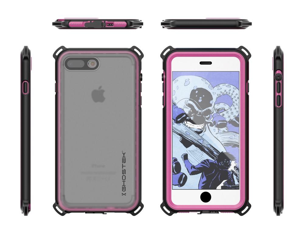 iPhone 7+ Plus case, Ghostek®  Nautical Series  for iPhone 7+ Plus Rugged Heavy Duty Case | Pink 