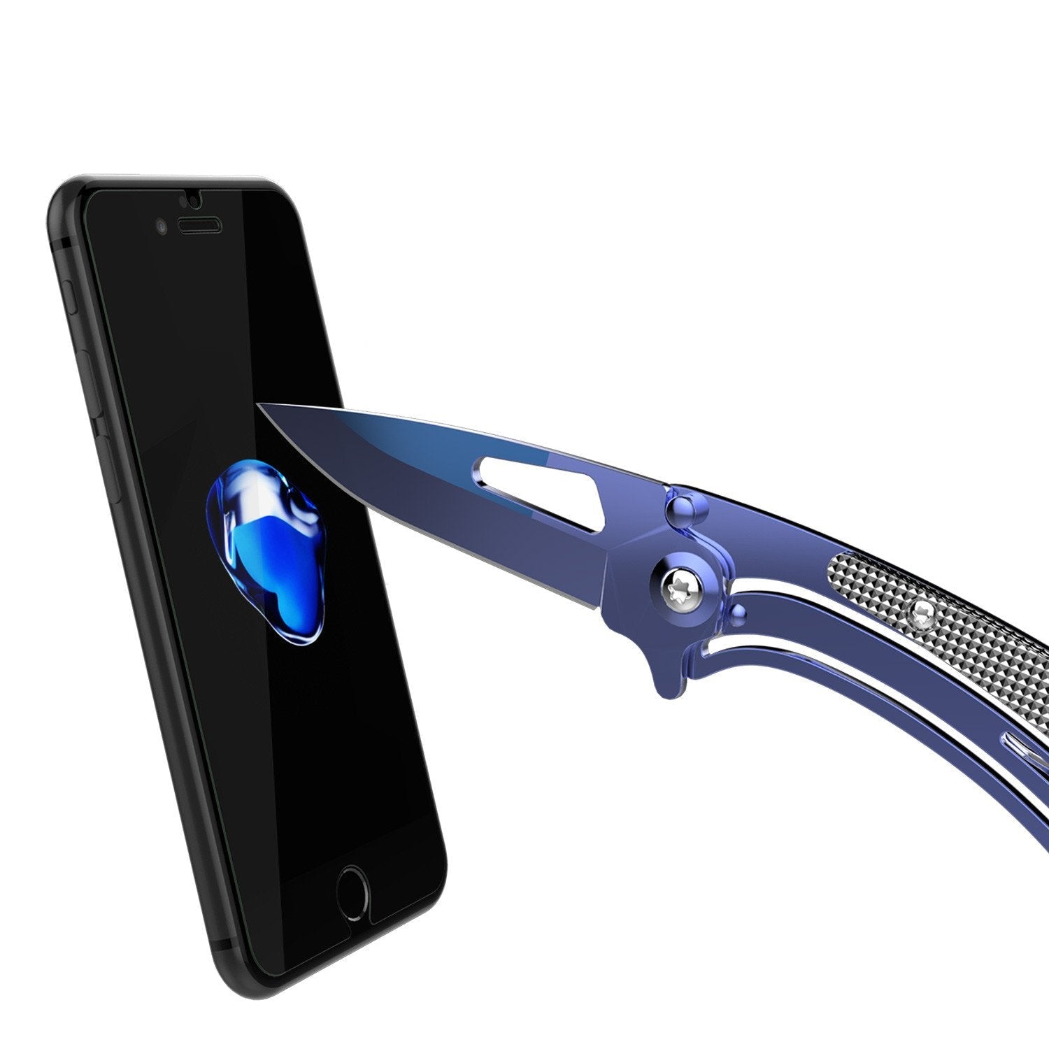 iPhone 7 Punkcase Glass SHIELD Tempered Glass Screen Protector 0.33mm Thick 9H Glass 