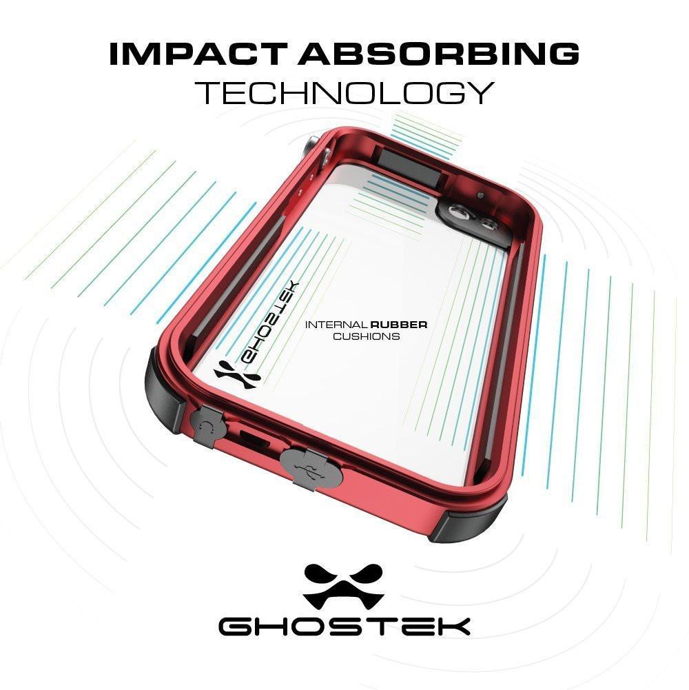 iPhone 8 Waterproof Case, Ghostek® Atomic 3.0 Pink Series 