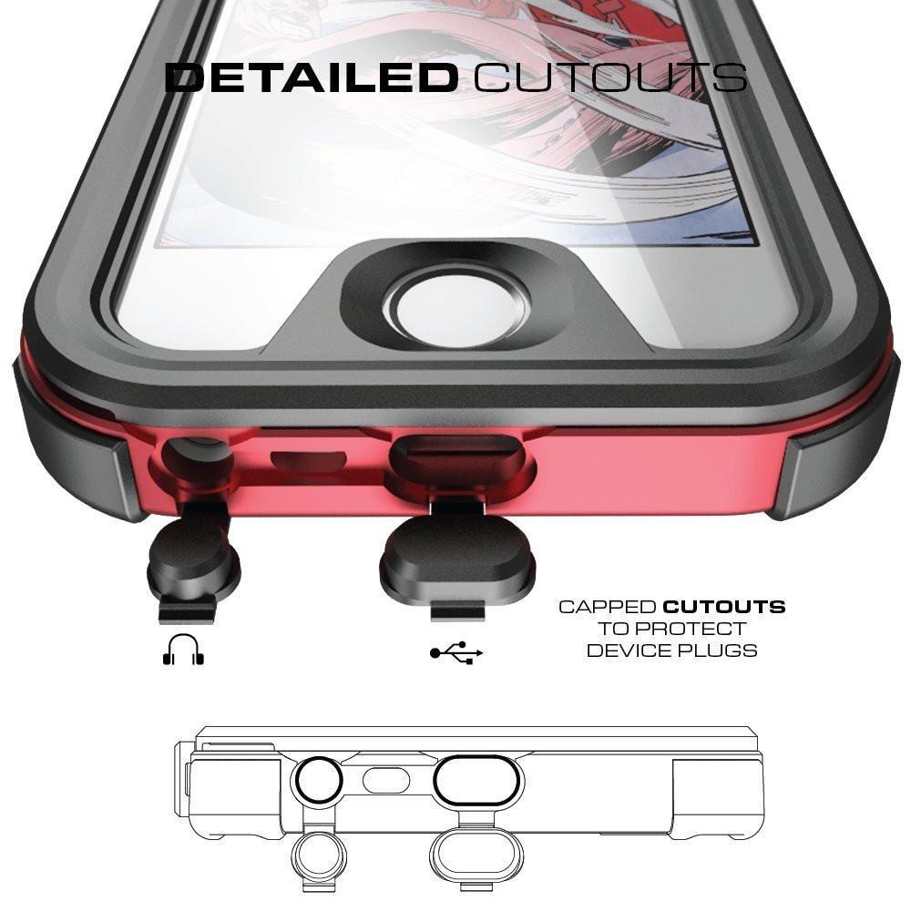 iPhone 8 Waterproof Case, Ghostek® Atomic 3.0 Teal Series 