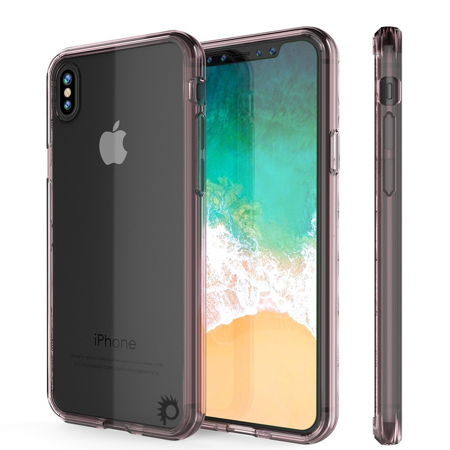 iPhone XS Max Case, PUNKcase [Lucid 2.0 Series] [Slim Fit] Armor Cover [Crystal-Pink] (Color in image: Crystal Pink)