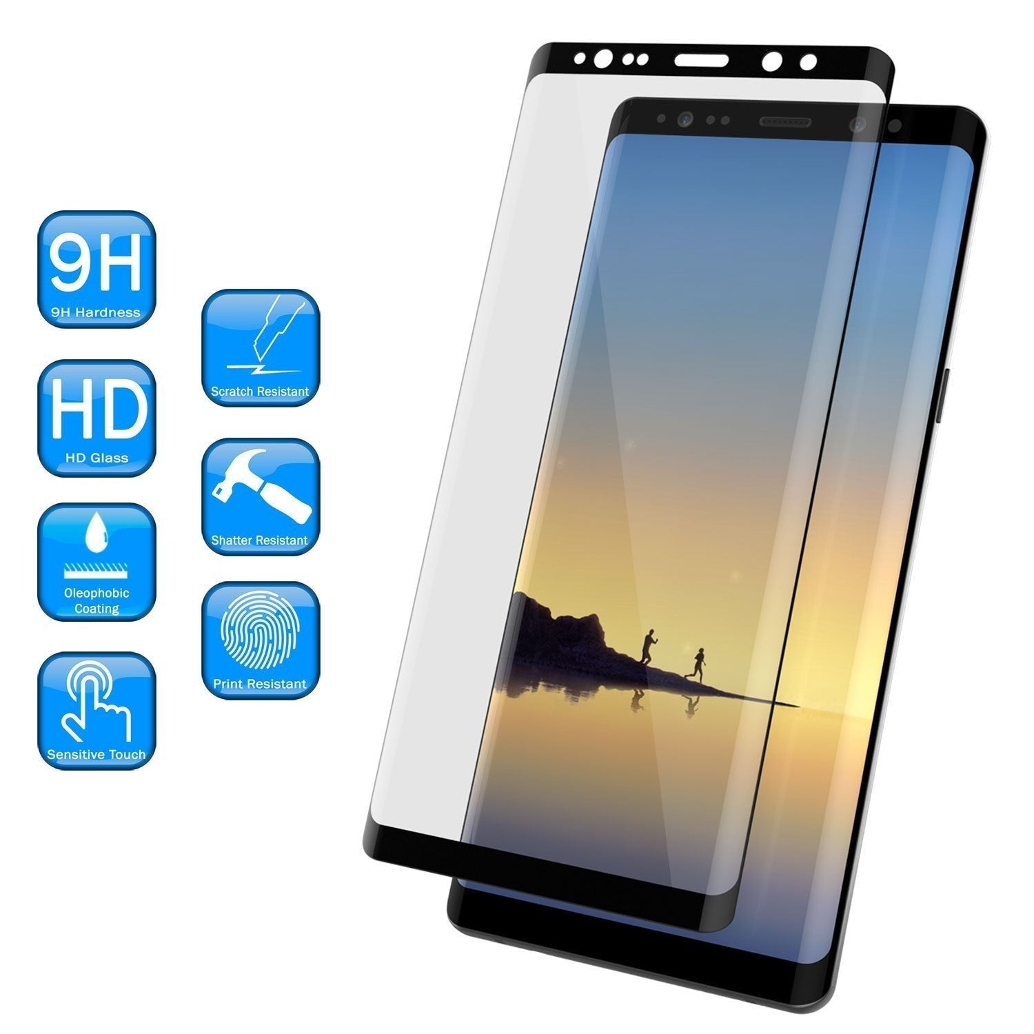 Galaxy Note 20 Black Punkcase Glass SHIELD Tempered Glass Screen Protector 0.33mm Thick 9H Glass