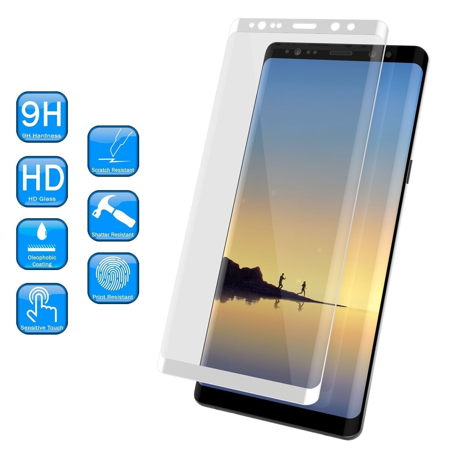 Galaxy Note 20 Black Punkcase Glass SHIELD Tempered Glass Screen Protector 0.33mm Thick 9H Glass