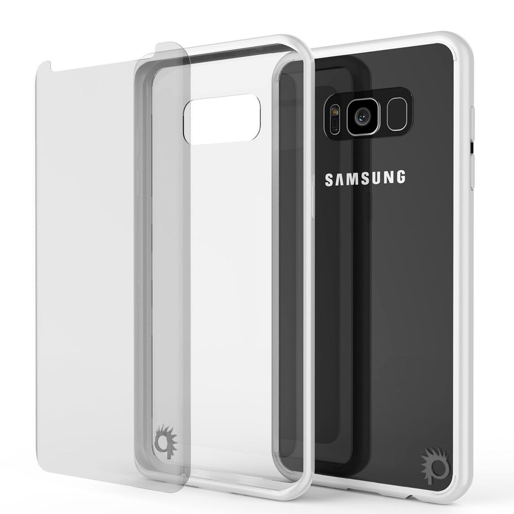 S8 Case Punkcase® LUCID 2.0 White Series w/ PUNK SHIELD Screen Protector | Ultra Fit (Color in image: black)
