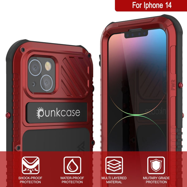 iPhone 14 Metal Extreme 3.0 Case, Heavy Duty Military Grade Armor Cove ...
