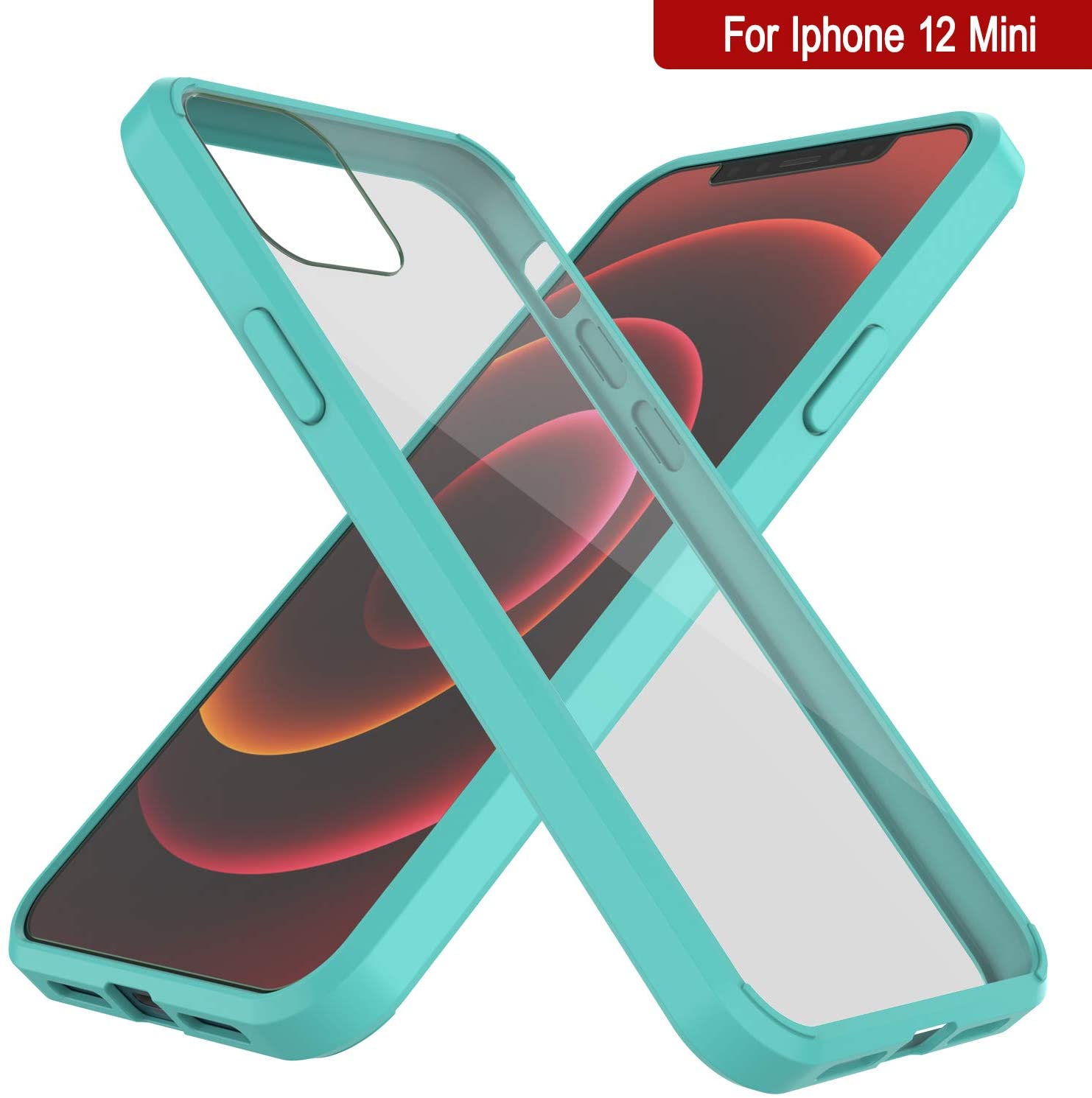 iPhone 13 Mini Case Punkcase® LUCID 2.0 Teal Series w/ PUNK SHIELD Screen Protector | Ultra Fit