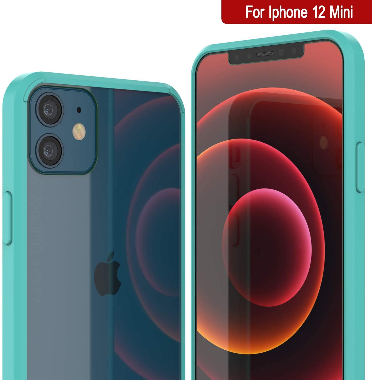 iPhone 13 Mini Case Punkcase® LUCID 2.0 Teal Series w/ PUNK SHIELD Screen Protector | Ultra Fit