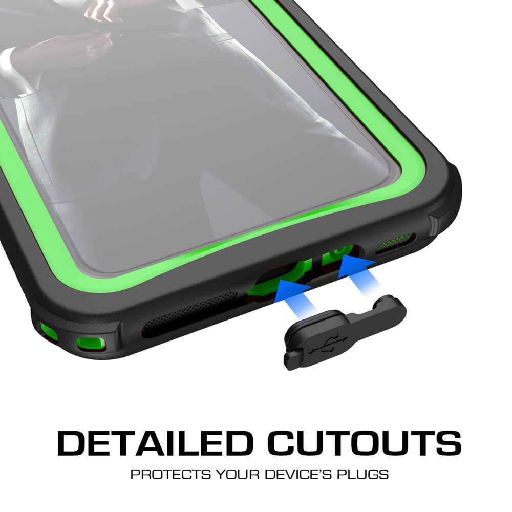 iPhone Xr  Case ,Ghostek Nautical Series  for iPhone Xr Rugged Heavy Duty Case |  Green 