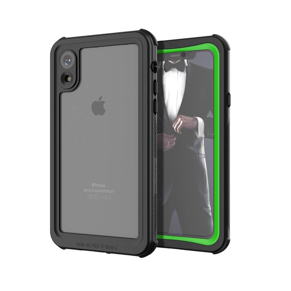 iPhone Xr  Case ,Ghostek Nautical Series  for iPhone Xr Rugged Heavy Duty Case |  Green (Color in image: Black)